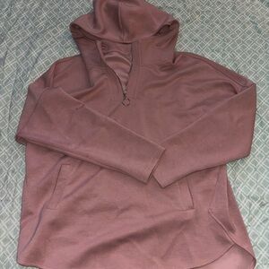 Source Unknown Mauve Half-Zip Hoodie Jacket